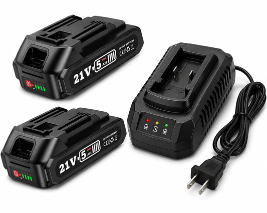 2x Spare Batteries + Fast Charger